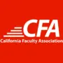 CFA logo in white on red background.