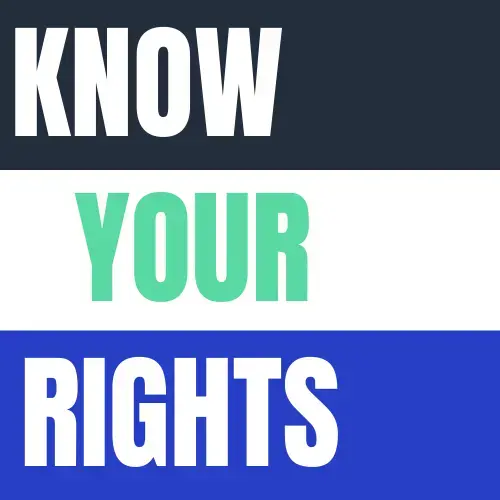 Know Your Rights graphic